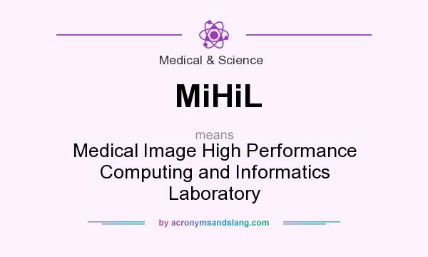 What does MiHiL mean? It stands for Medical Image High Performance Computing and Informatics Laboratory