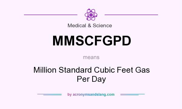 What does MMSCFGPD mean? It stands for Million Standard Cubic Feet Gas Per Day