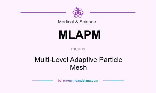 What does MLAPM mean? It stands for Multi-Level Adaptive Particle Mesh