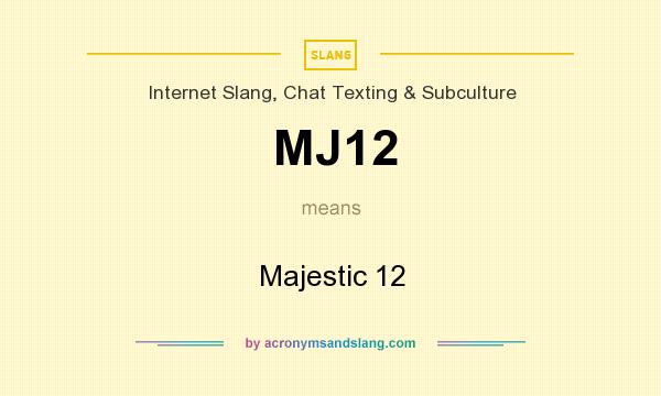 What does MJ12 mean? It stands for Majestic 12