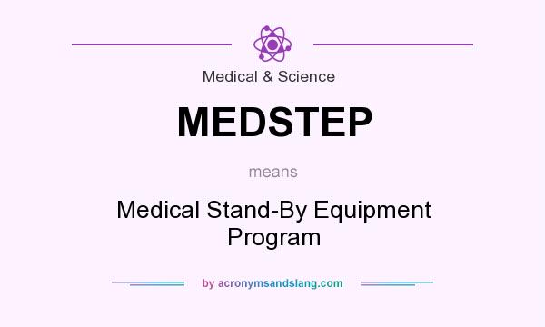 What does MEDSTEP mean? It stands for Medical Stand-By Equipment Program