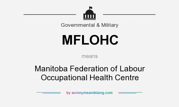 What does MFLOHC mean? It stands for Manitoba Federation of Labour Occupational Health Centre