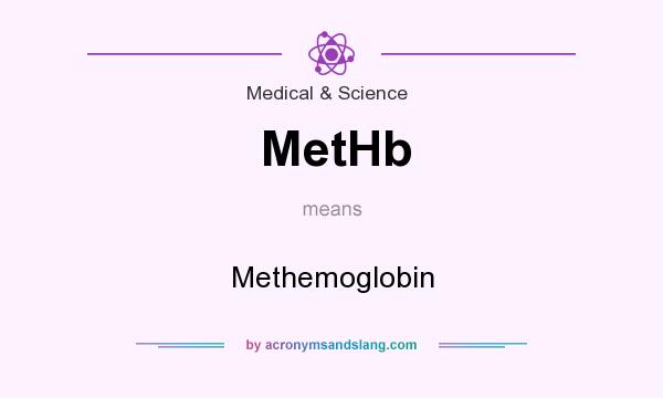 What does MetHb mean? It stands for Methemoglobin