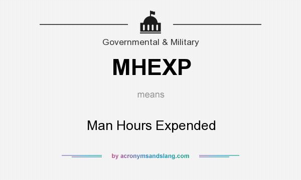 What does MHEXP mean? It stands for Man Hours Expended