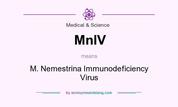 What does MnIV mean? It stands for M. Nemestrina Immunodeficiency Virus