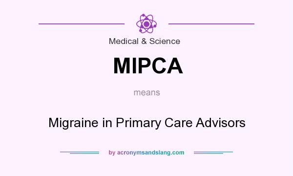 What does MIPCA mean? It stands for Migraine in Primary Care Advisors