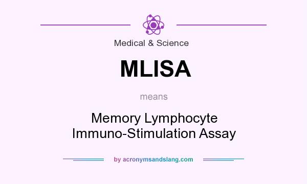 What does MLISA mean? It stands for Memory Lymphocyte Immuno-Stimulation Assay