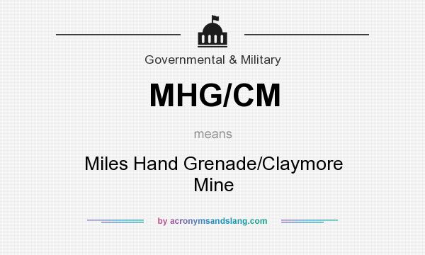 What does MHG/CM mean? It stands for Miles Hand Grenade/Claymore Mine