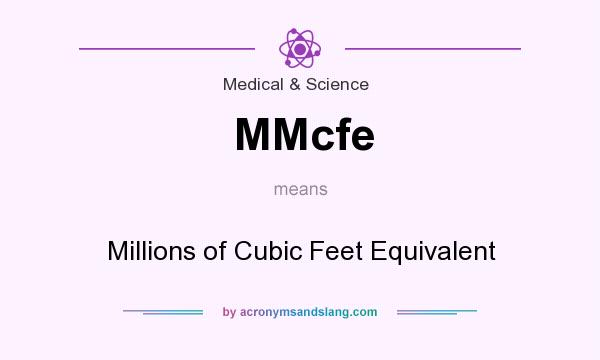 What does MMcfe mean? It stands for Millions of Cubic Feet Equivalent