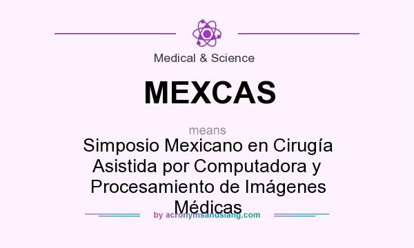 What does MEXCAS mean? It stands for Simposio Mexicano en Cirugía Asistida por Computadora y Procesamiento de Imágenes Médicas
