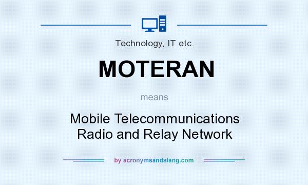 What does MOTERAN mean? It stands for Mobile Telecommunications Radio and Relay Network
