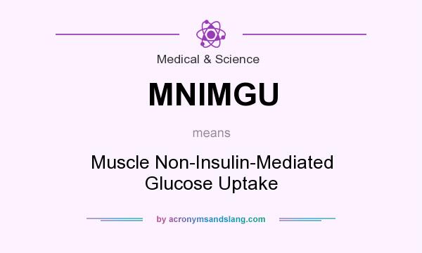 What does MNIMGU mean? It stands for Muscle Non-Insulin-Mediated Glucose Uptake