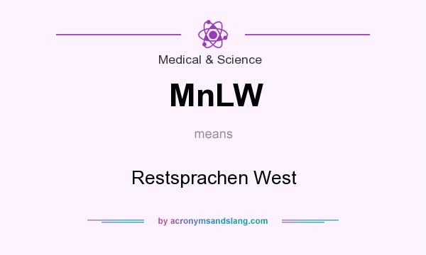 What does MnLW mean? It stands for Restsprachen West