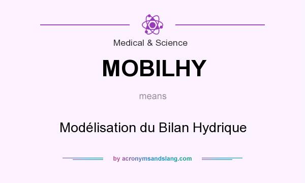 What does MOBILHY mean? It stands for Modélisation du Bilan Hydrique