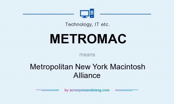 What does METROMAC mean? It stands for Metropolitan New York Macintosh Alliance