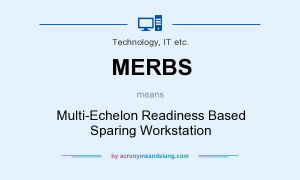What does MERBS mean? It stands for Multi-Echelon Readiness Based Sparing Workstation