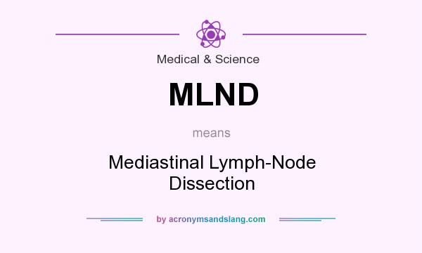 What does MLND mean? It stands for Mediastinal Lymph-Node Dissection