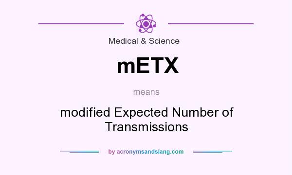 What does mETX mean? It stands for modified Expected Number of Transmissions