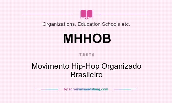What does MHHOB mean? It stands for Movimento Hip-Hop Organizado Brasileiro