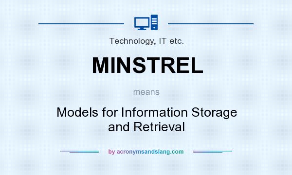 What does MINSTREL mean? It stands for Models for Information Storage and Retrieval