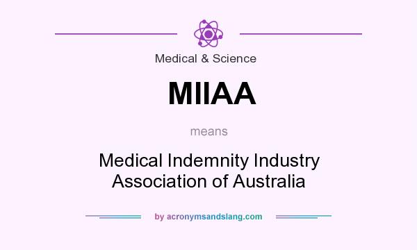 What does MIIAA mean? It stands for Medical Indemnity Industry Association of Australia