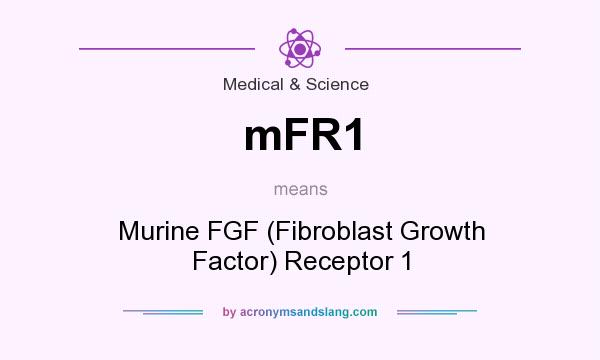 What does mFR1 mean? It stands for Murine FGF (Fibroblast Growth Factor) Receptor 1