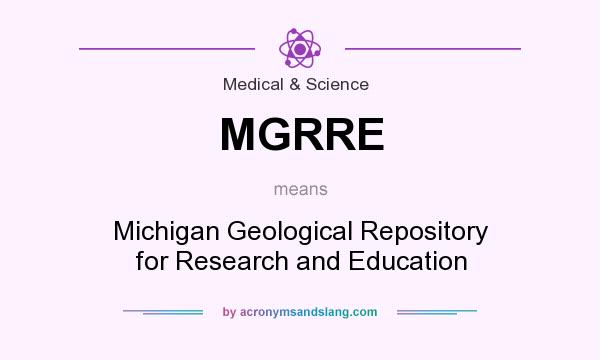 What does MGRRE mean? It stands for Michigan Geological Repository for Research and Education