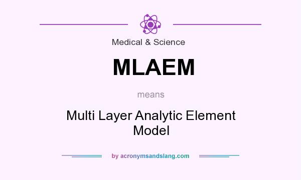 What does MLAEM mean? It stands for Multi Layer Analytic Element Model
