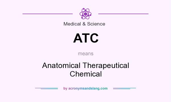 What does ATC mean? It stands for Anatomical Therapeutical Chemical