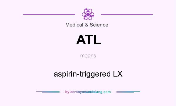 What does ATL mean? It stands for aspirin-triggered LX