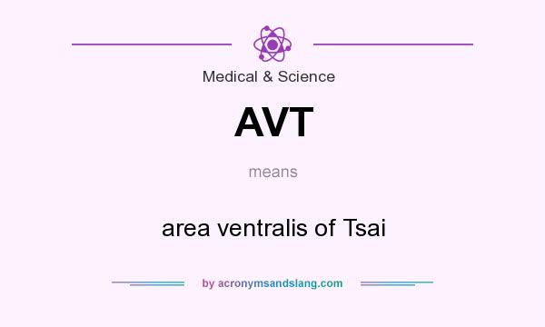 What does AVT mean? It stands for area ventralis of Tsai