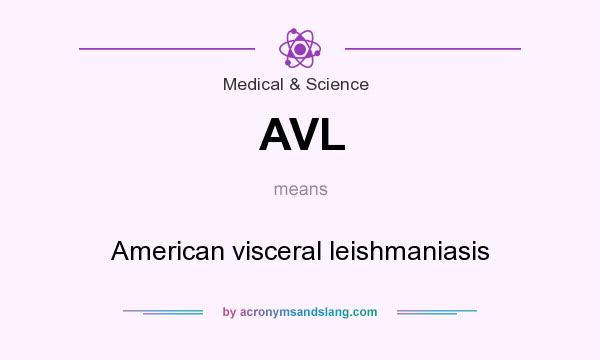 What does AVL mean? It stands for American visceral leishmaniasis