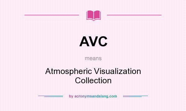 What does AVC mean? It stands for Atmospheric Visualization Collection