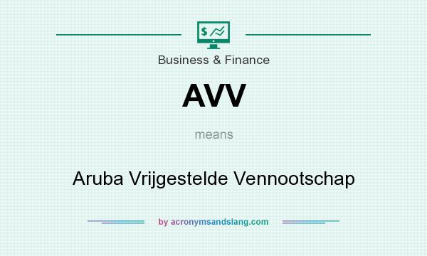 What does AVV mean? It stands for Aruba Vrijgestelde Vennootschap