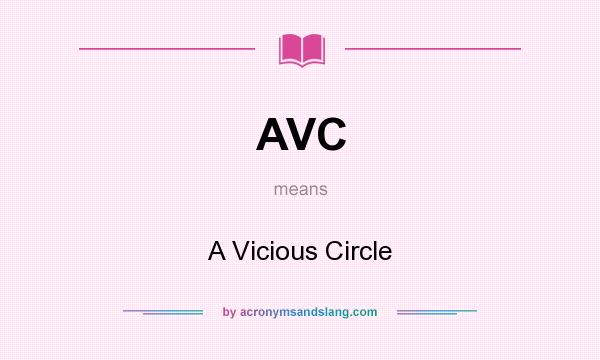What does AVC mean? It stands for A Vicious Circle