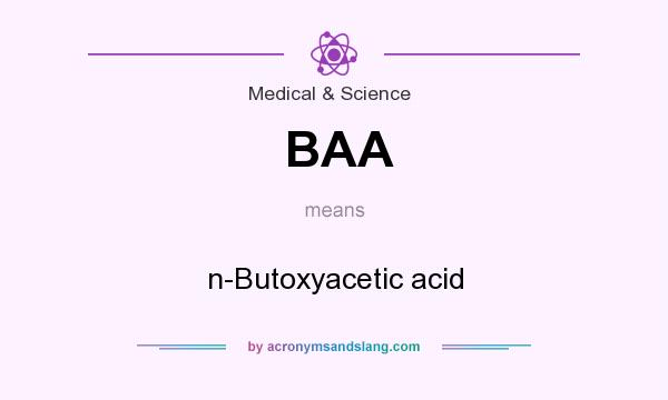 What does BAA mean? It stands for n-Butoxyacetic acid