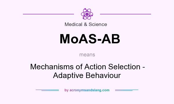 What does MoAS-AB mean? It stands for Mechanisms of Action Selection - Adaptive Behaviour