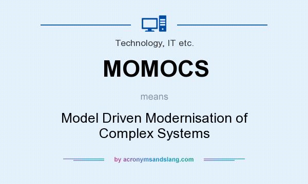 What does MOMOCS mean? It stands for Model Driven Modernisation of Complex Systems