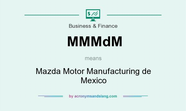  ¿Qué significa MMMdM?  - Definición de MMMdM - MMMdM son las siglas de Mazda Motor Manufacturing de México.  Por Acrónimos y Argot.com