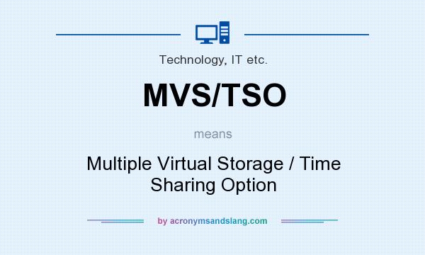 What does MVS/TSO mean? It stands for Multiple Virtual Storage / Time Sharing Option