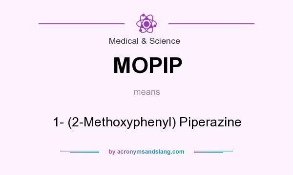 What does MOPIP mean? It stands for 1- (2-Methoxyphenyl) Piperazine