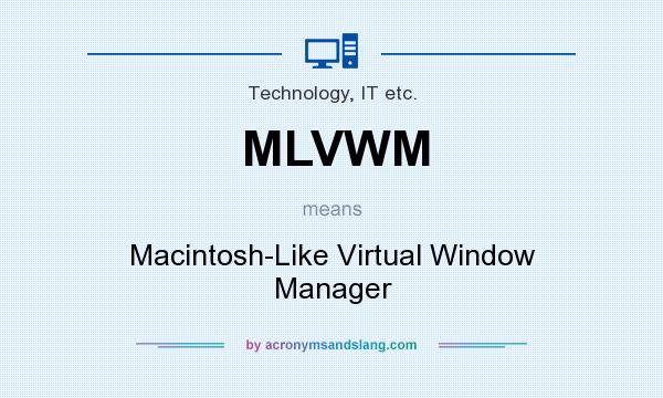 What does MLVWM mean? It stands for Macintosh-Like Virtual Window Manager
