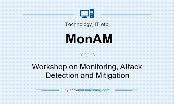 What does MonAM mean? It stands for Workshop on Monitoring, Attack Detection and Mitigation