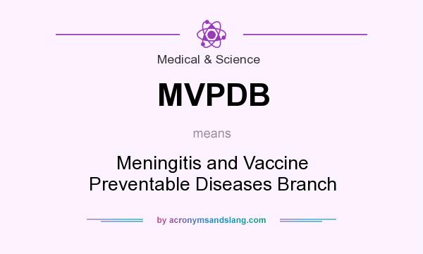 What does MVPDB mean? It stands for Meningitis and Vaccine Preventable Diseases Branch