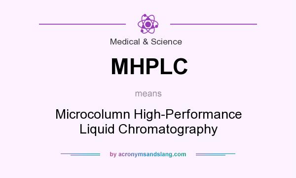 What does MHPLC mean? It stands for Microcolumn High-Performance Liquid Chromatography