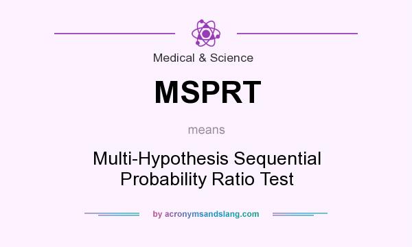 What does MSPRT mean? It stands for Multi-Hypothesis Sequential Probability Ratio Test