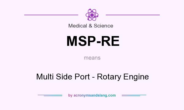 What does MSP-RE mean? It stands for Multi Side Port - Rotary Engine