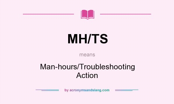 What does MH/TS mean? It stands for Man-hours/Troubleshooting Action