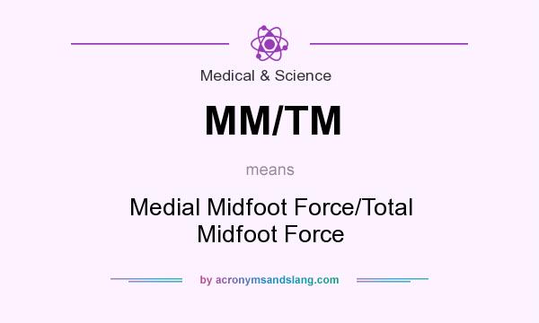 What does MM/TM mean? It stands for Medial Midfoot Force/Total Midfoot Force