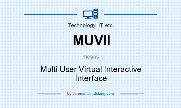 What does MUVII mean? It stands for Multi User Virtual Interactive Interface